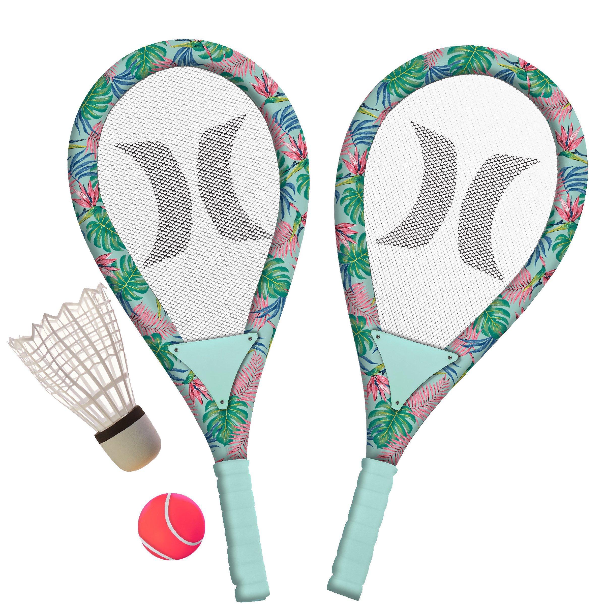 Hurley  Jumbo Tropical Teal Badminton Set