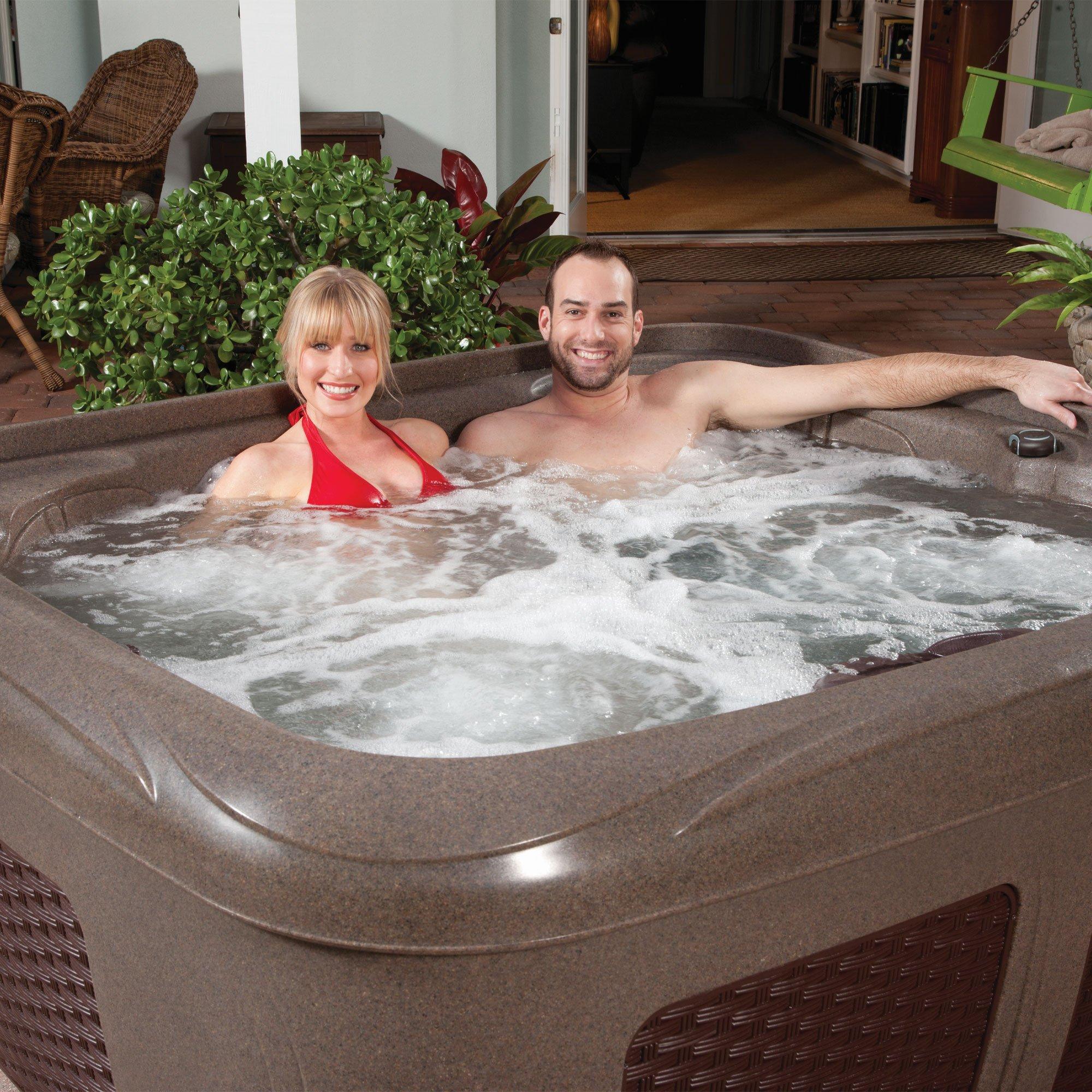 AquaRest  Dynamic 78S Hot Tub  Brownstone