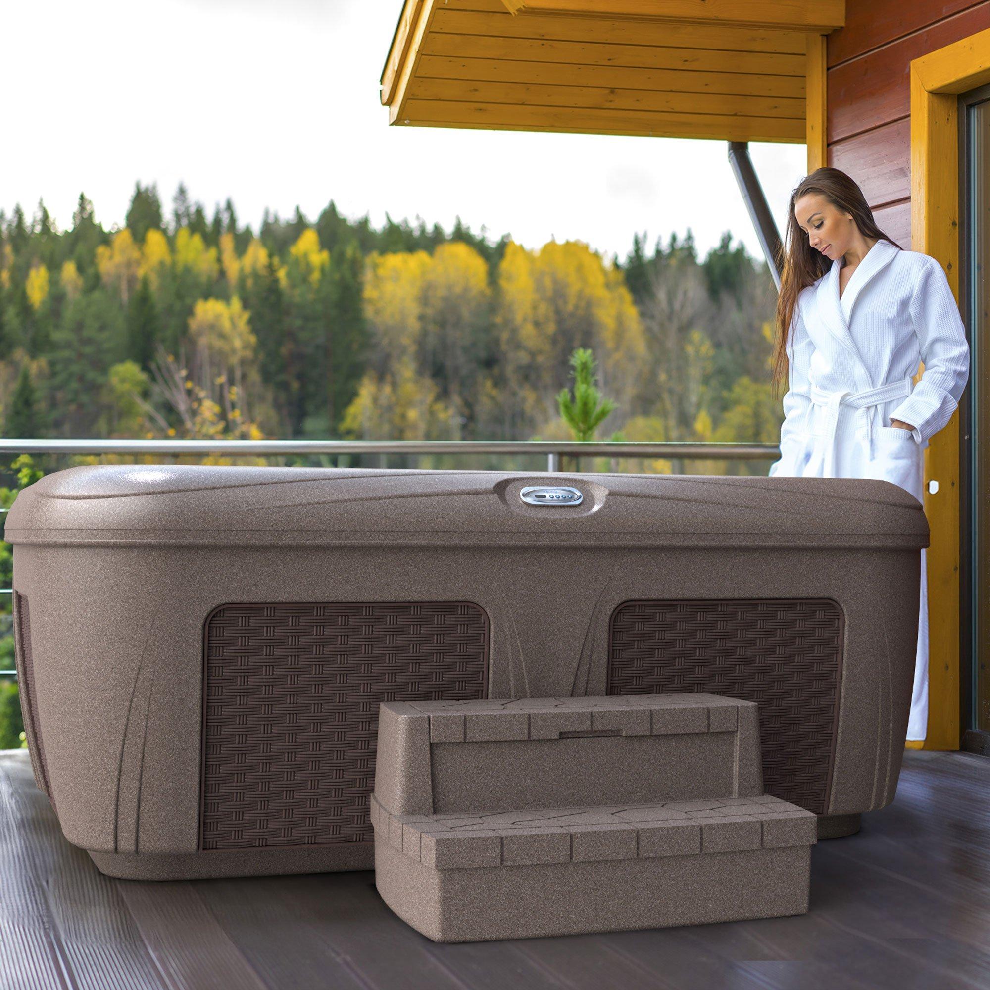 AquaRest  Dynamic 84S Hot Tub  Brownstone