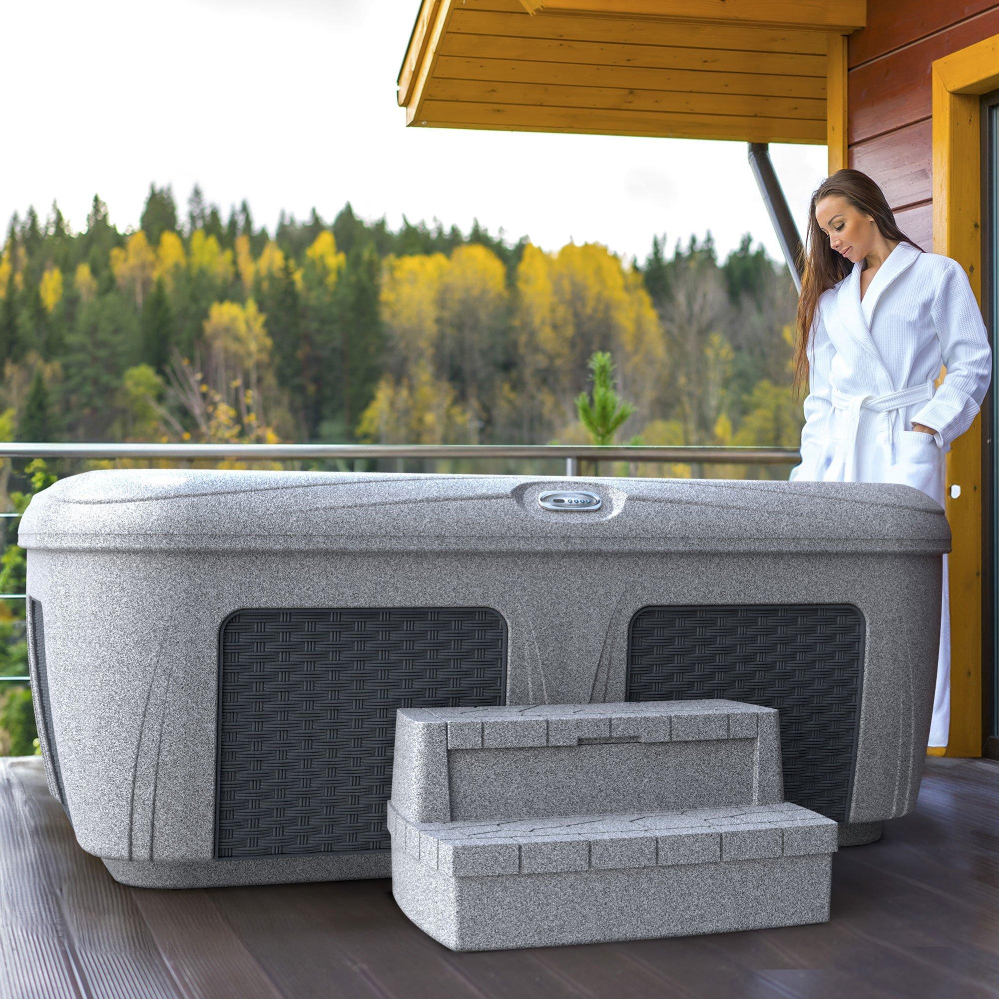 AquaRest  Dynamic 84S Hot Tub  Greystone