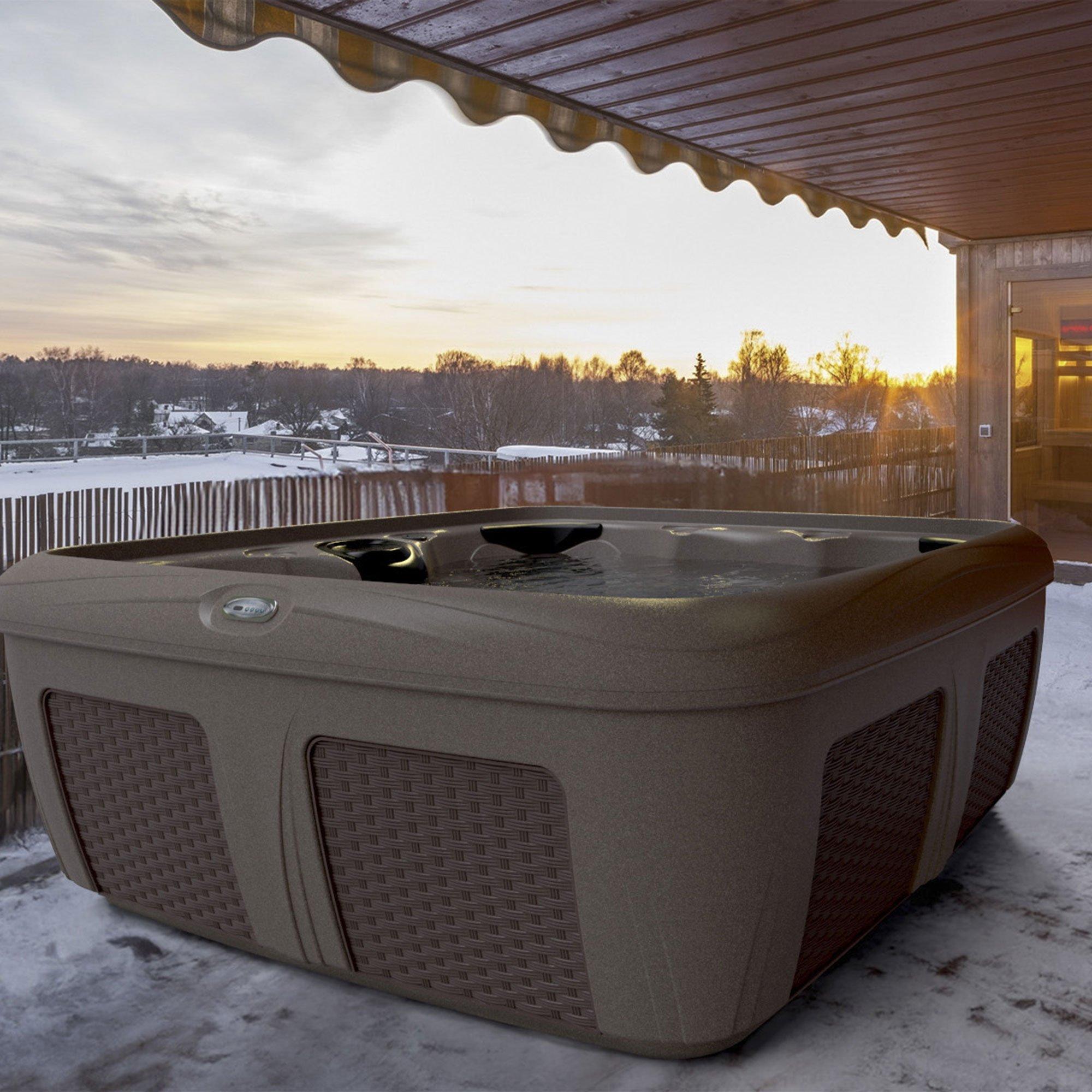 AquaRest  Dynamic 84L Hot Tub  Brownstone
