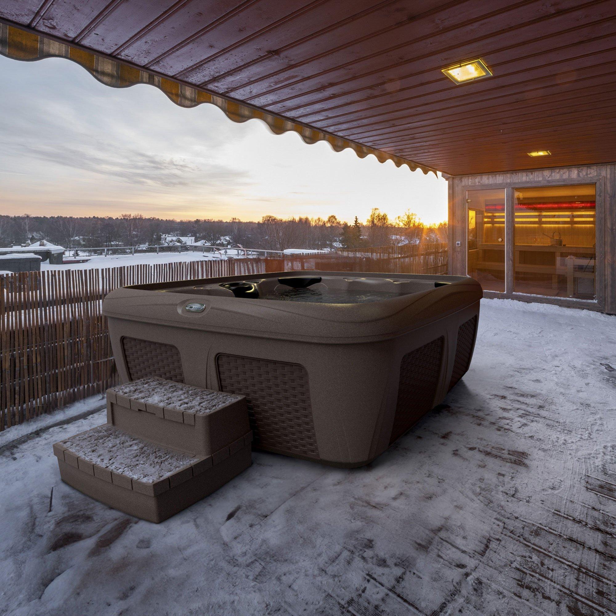AquaRest  Dynamic 84L Hot Tub  Brownstone