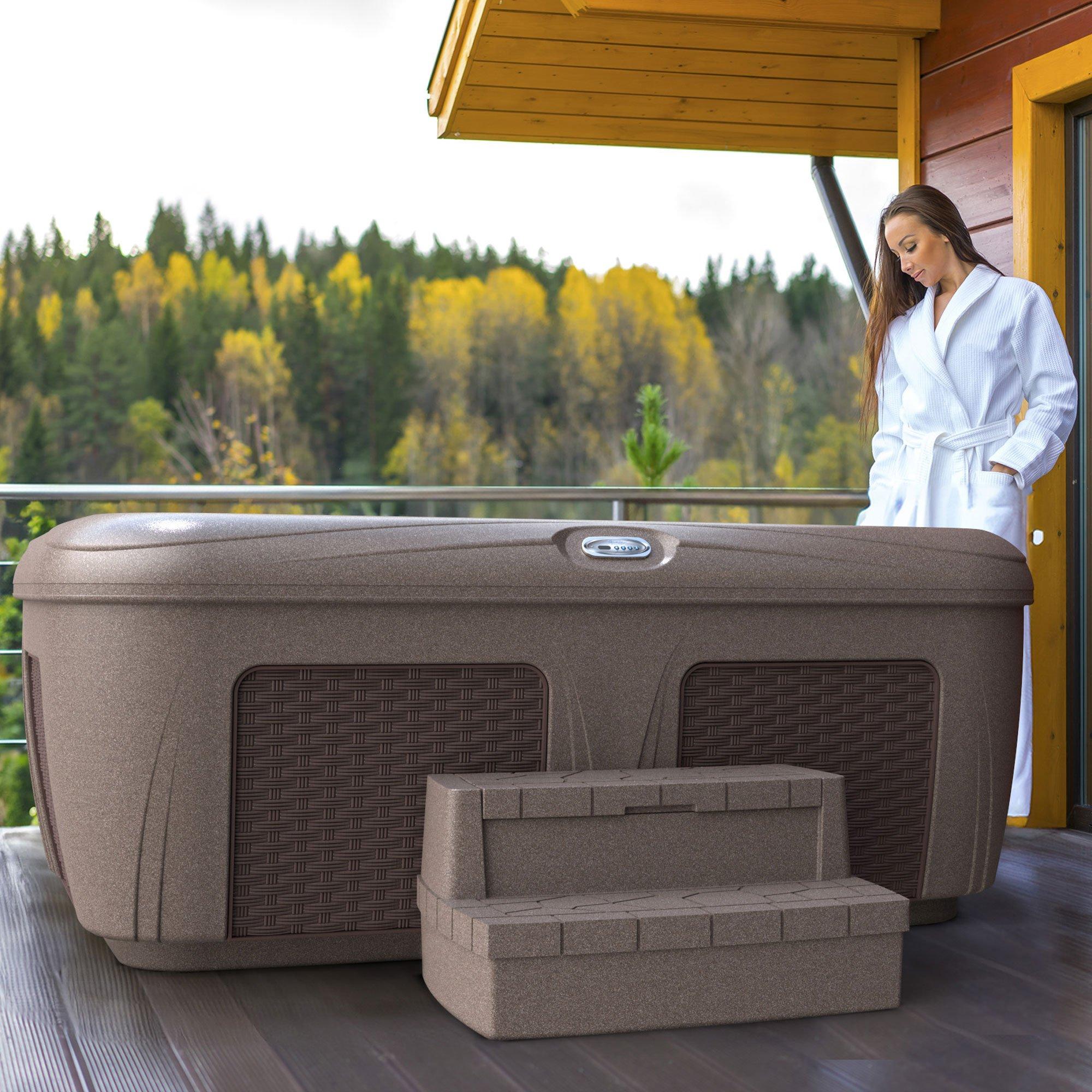 AquaRest  Dynamic 84L Hot Tub  Brownstone