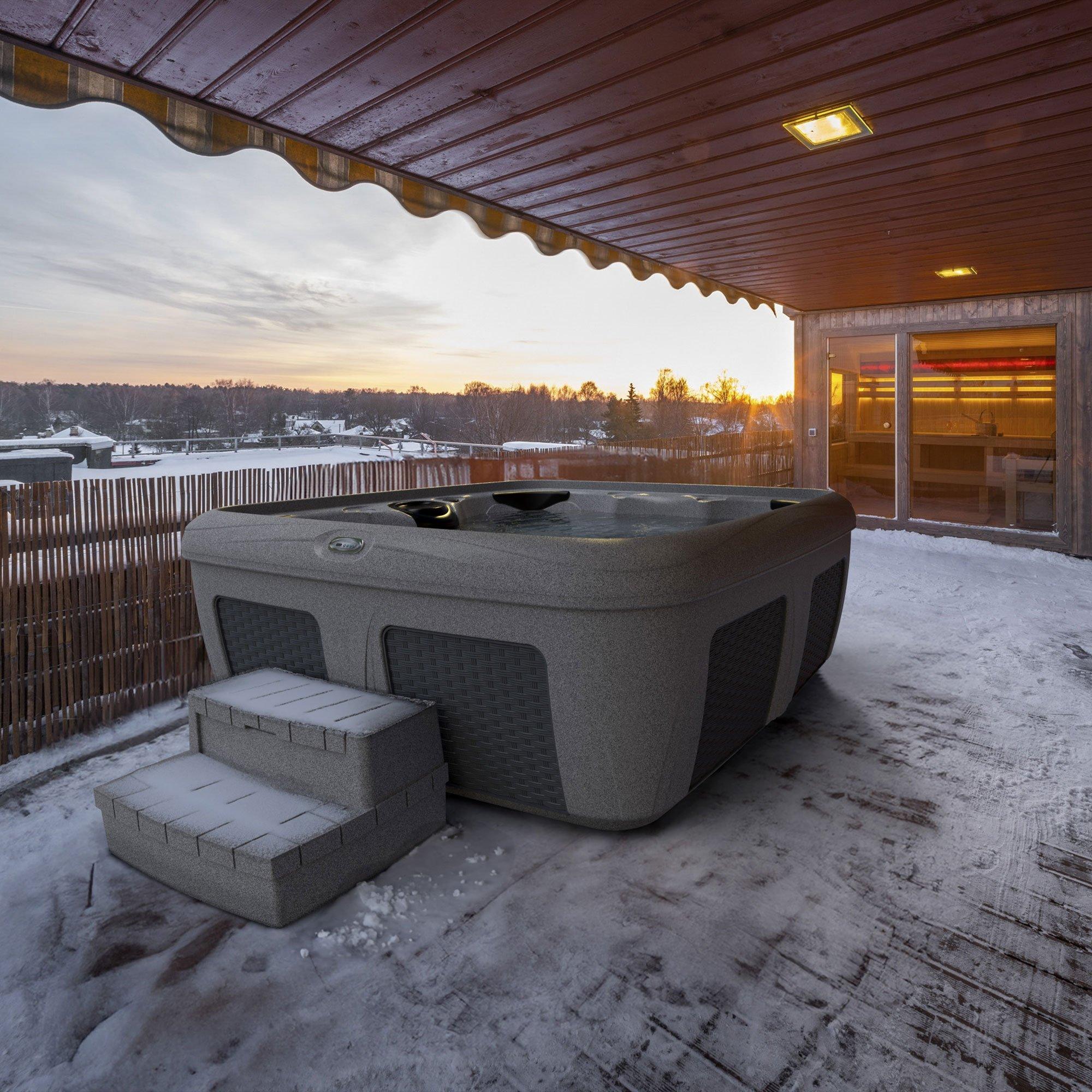 AquaRest  Dynamic 84L Hot Tub  Greystone
