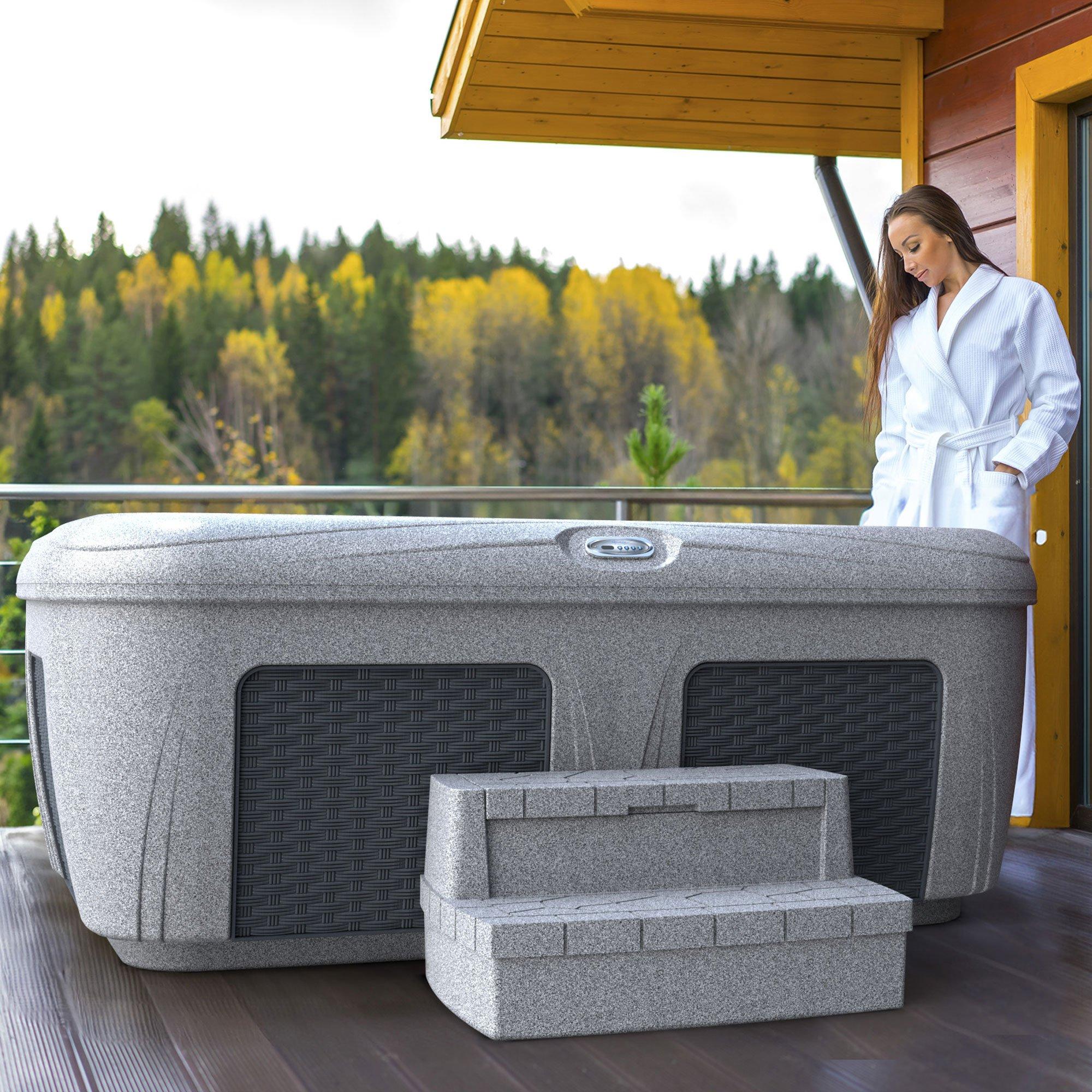 AquaRest  Dynamic 84L Hot Tub  Greystone