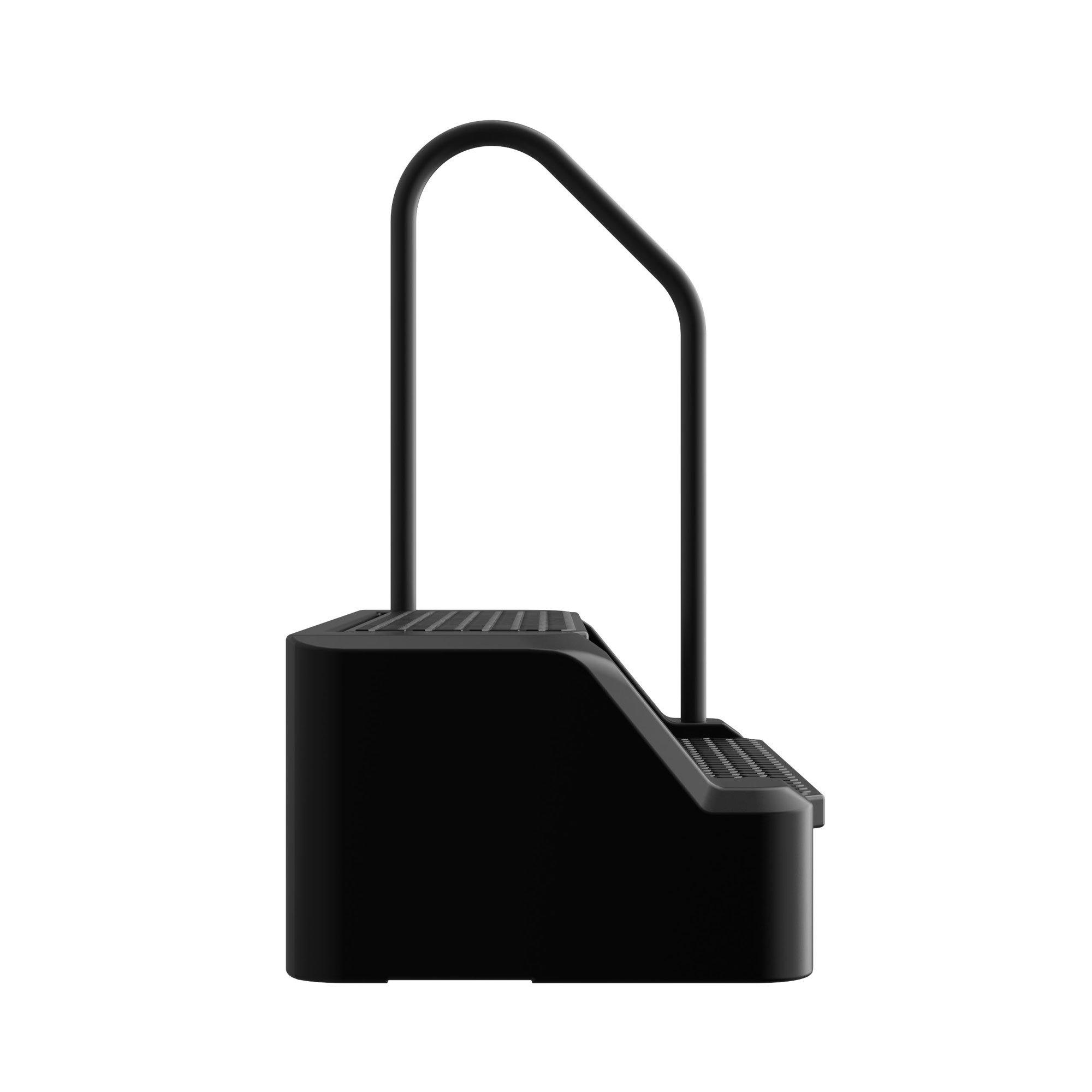 AquaRest  Safe-N-Store Spa Steps  Black
