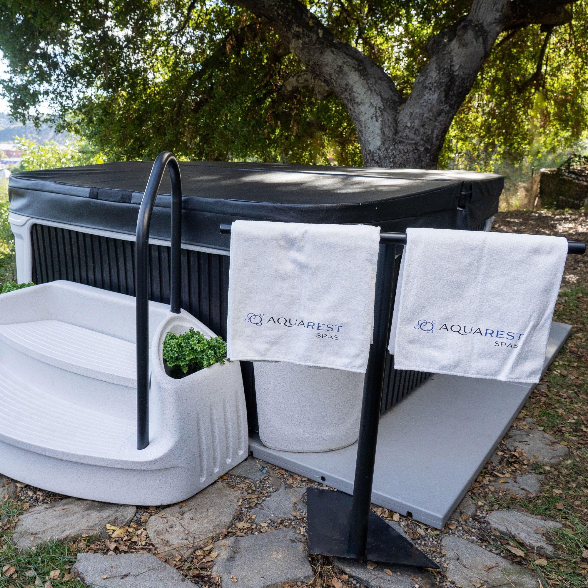 AquaRest  Hot Tub Towel Bar