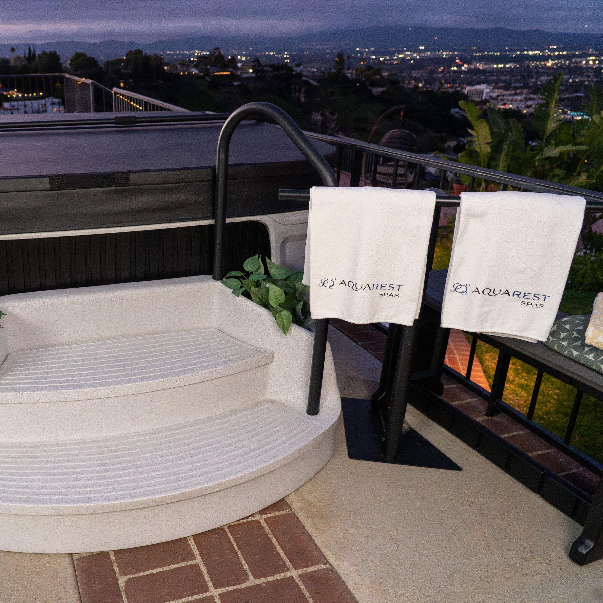 AquaRest  Hot Tub Towel Bar