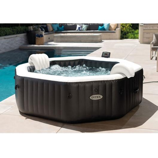 Intex  86 x 86 x 28 PureSpa Jet and Bubble Deluxe Inflatable Spa Set 6-Person