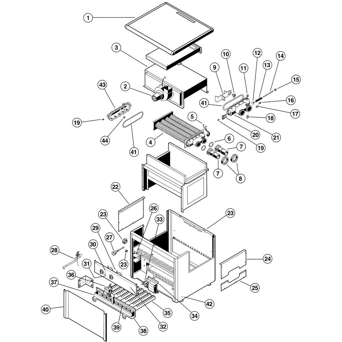 Hayward Heater H-Series Induced Draft Parts