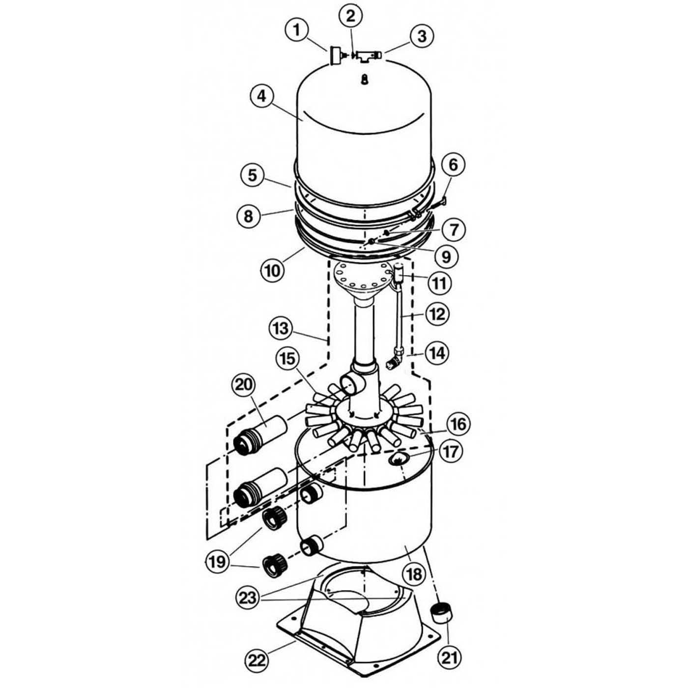 Sta-Rite High-Rate HRS16-01 HRS20-01  HRS24-01 Filter