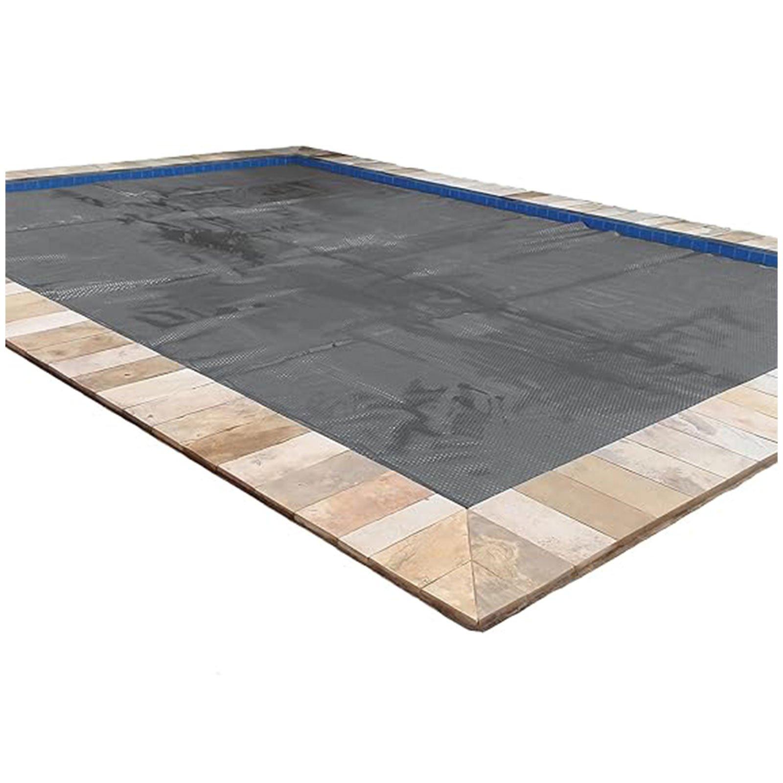 Ultra 20' x 40' Rectangle Grey Solar Cover, 16 Mil