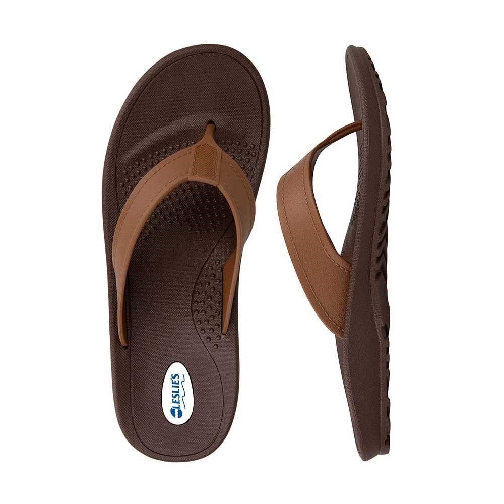 Okabashi  Mariner Men's Flip Flops Brown/Toffee