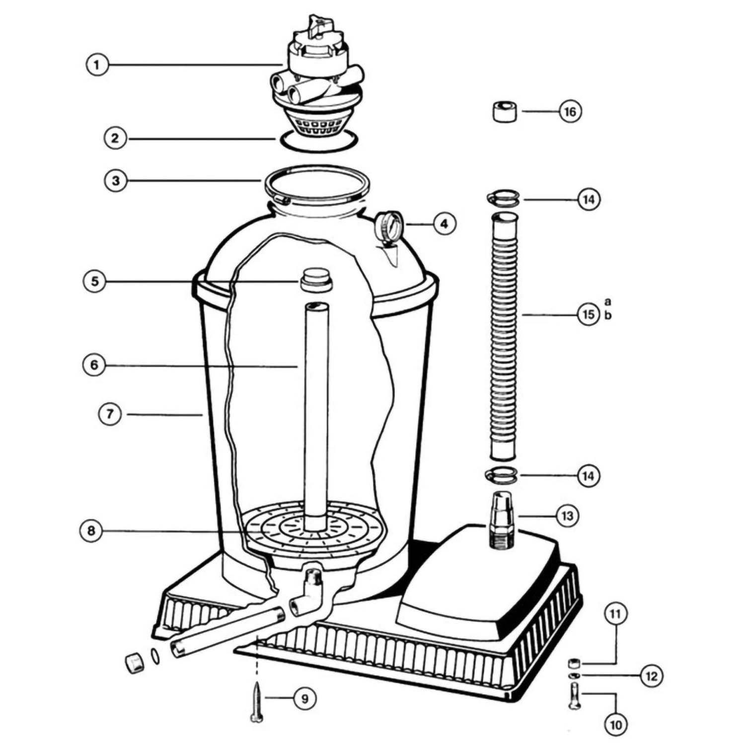 Hayward GM 140 Series Part Schematic