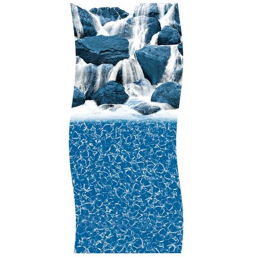 Swimline  Overlap 18 x 33 Oval Waterfall 48/52 in Depth Above Ground Pool Liner 25 Mil
