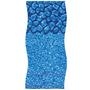 Beaded 15' Round Boulder Swirl 48 in. Depth Above Ground Pool Liner, 20 Mil