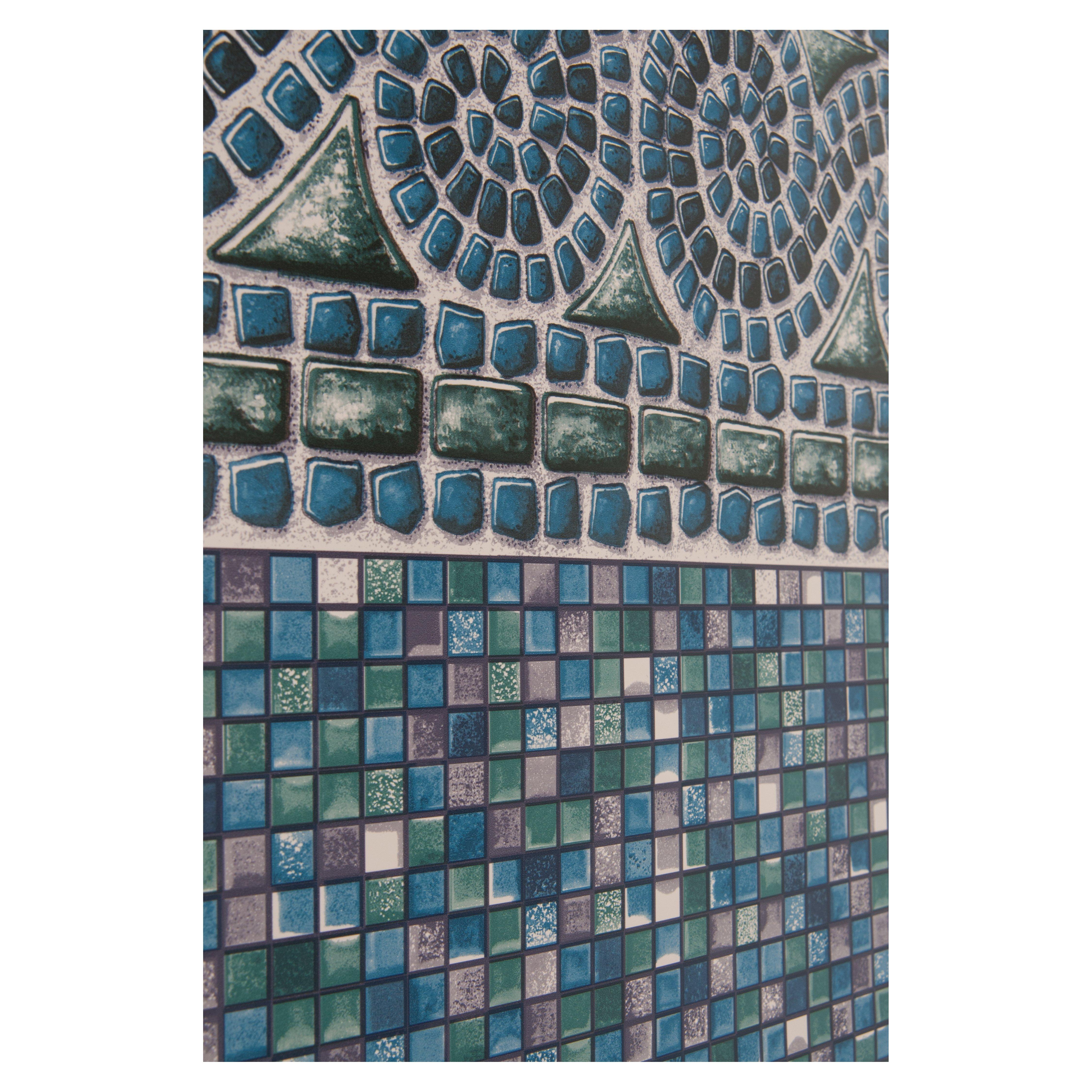 Swimline  Beaded 18 x 33 Oval Portofino 52 in Depth Above Ground Pool Liner 25 Mil