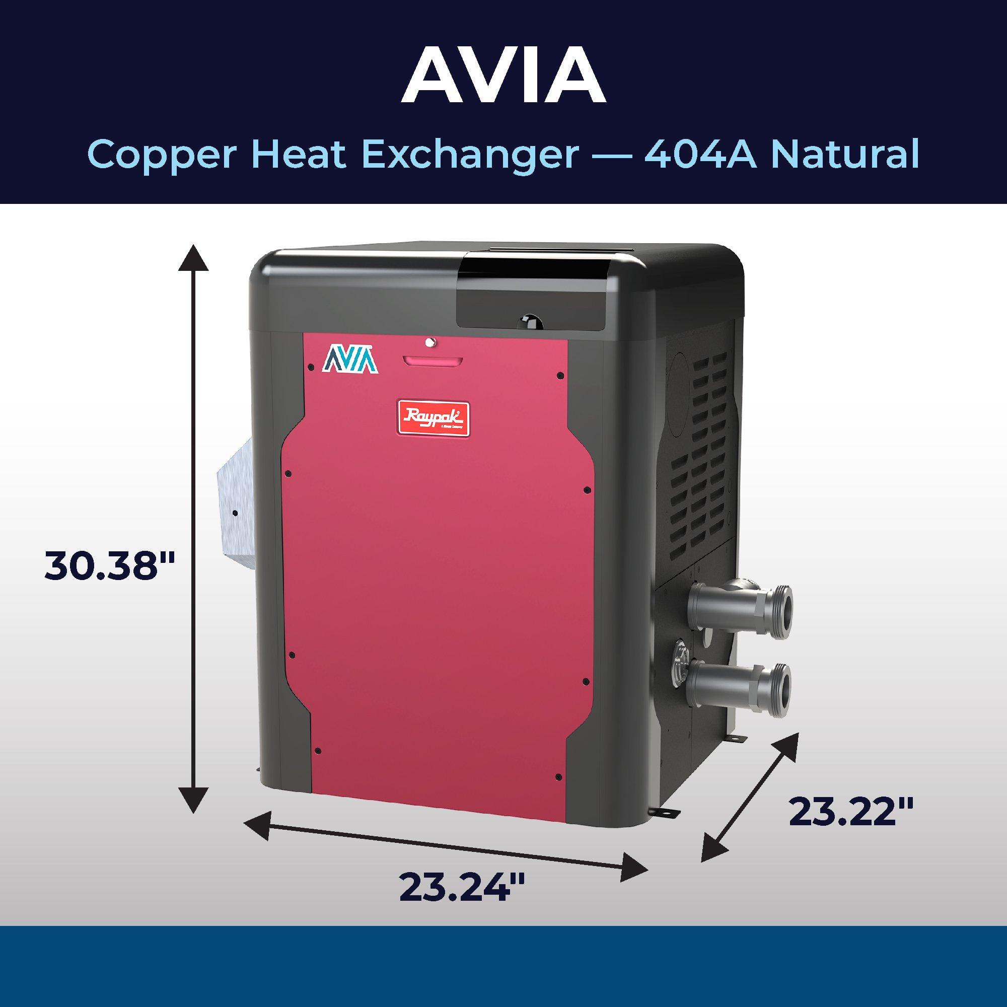Raypak  AVIA P-R264A-EN-C Natural Gas Pool Heater