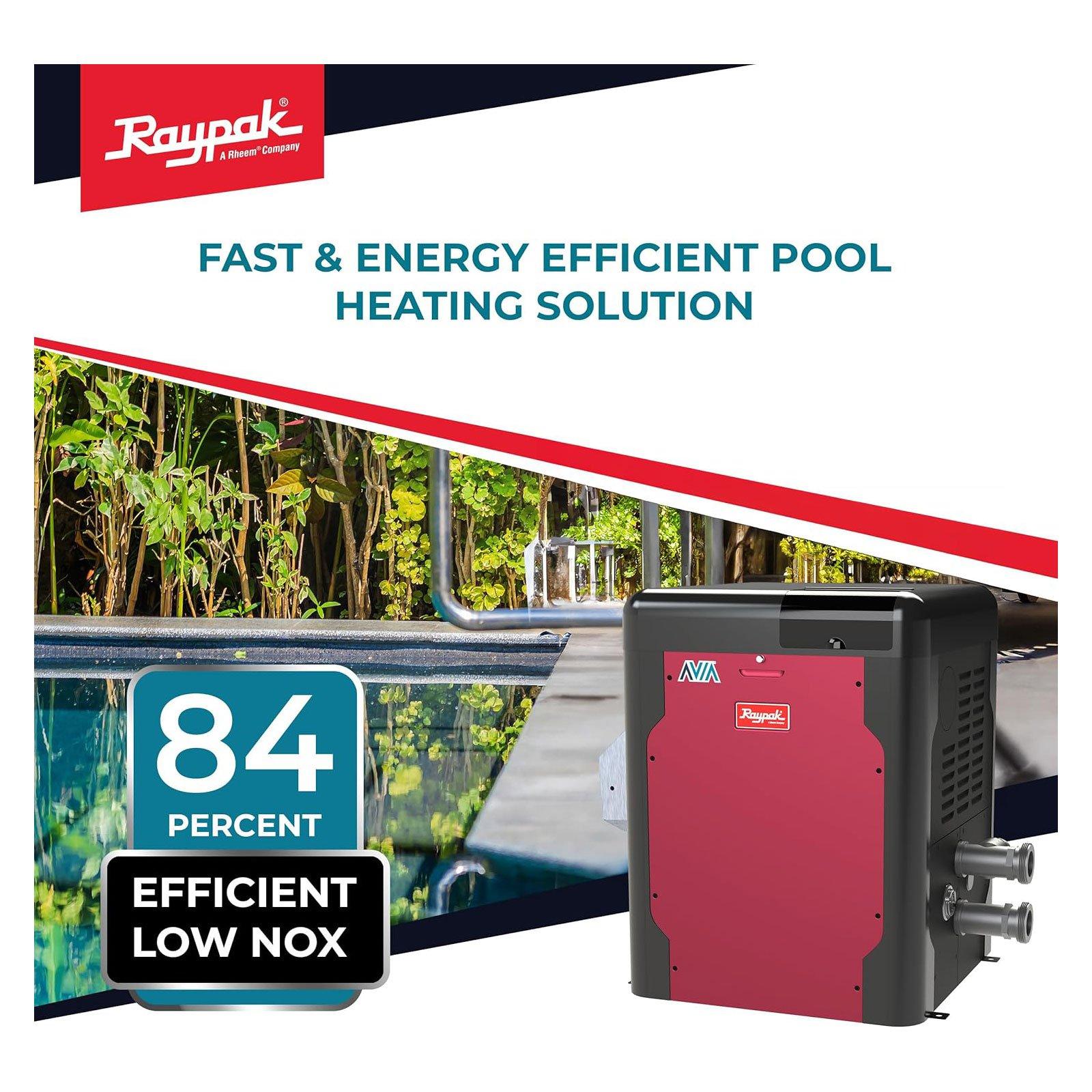 Raypak  AVIA P-R404A-EN-C Natural Gas Pool Heater