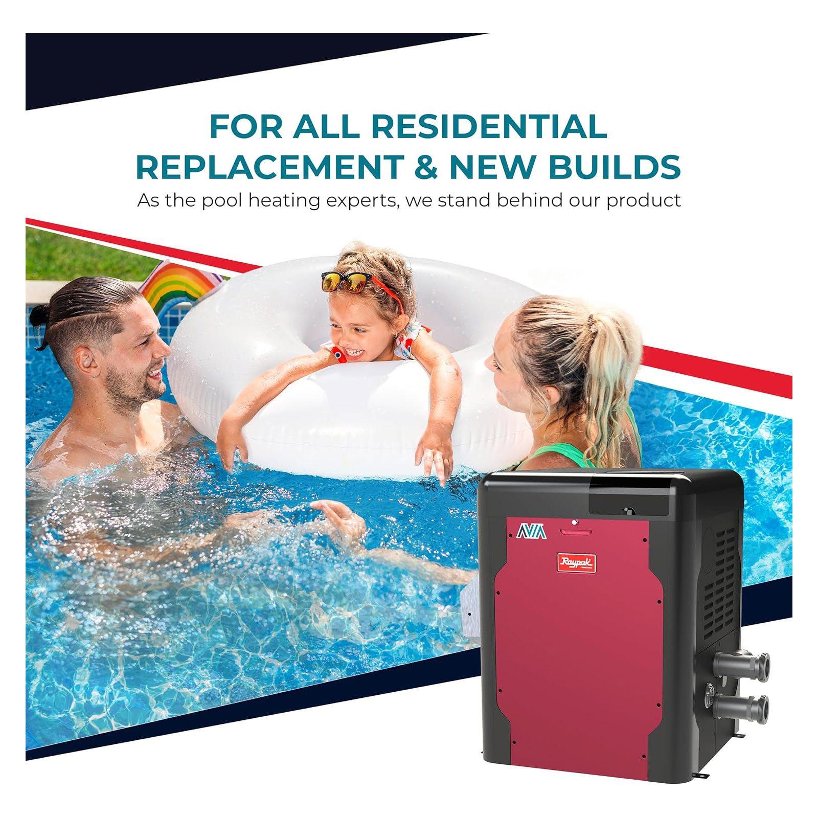 Raypak  AVIA P-R404A-EN-C Natural Gas Pool Heater