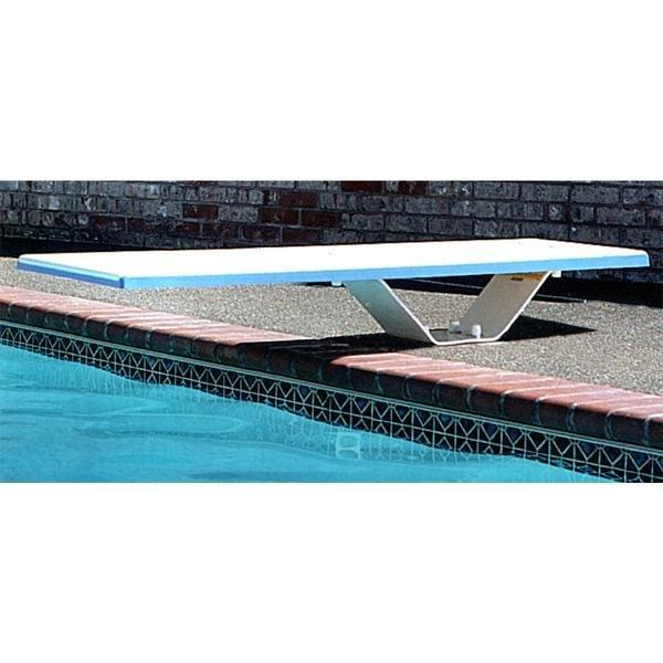 6' Frontier II Diving Board with Frontier II Stand, Marine Blue/White