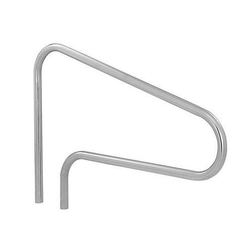 Sealedsteel Deck Mounted Stair Rails (.049in.) Radiant White With Escutcheons