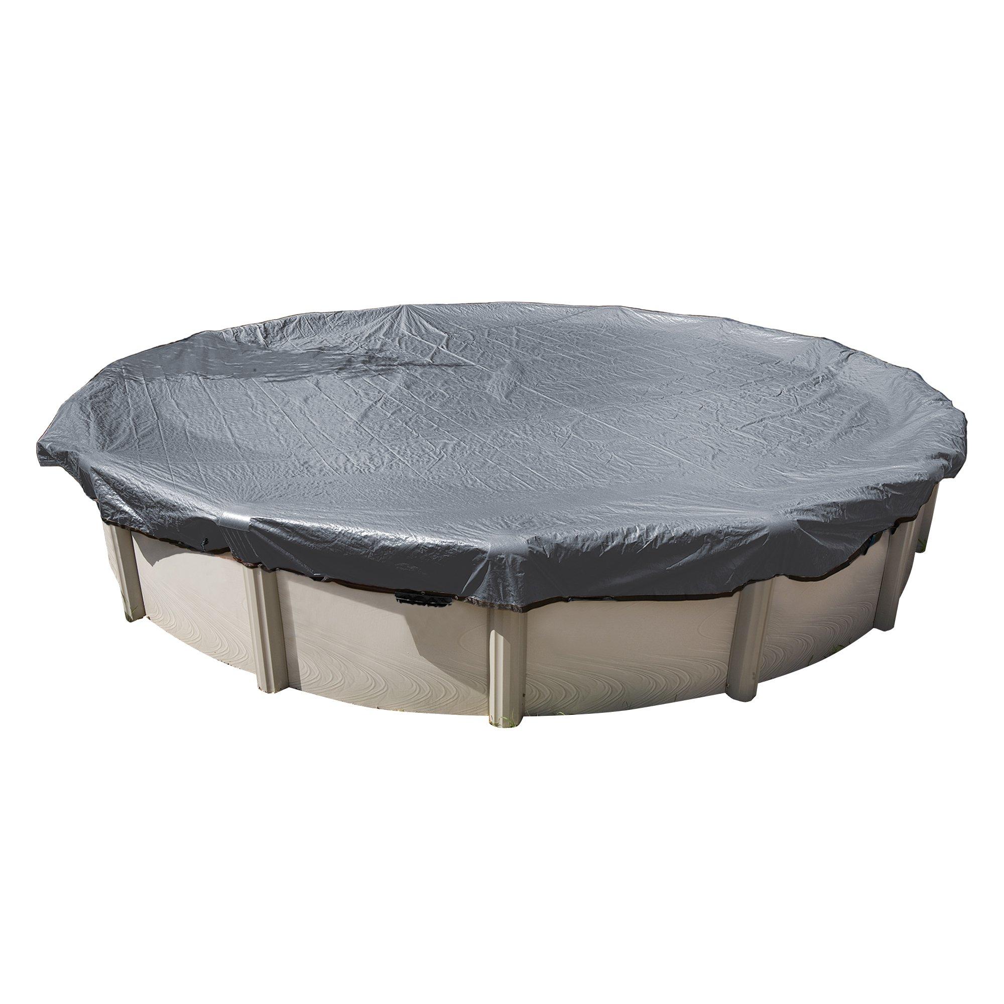 Steel Guard 33 Ft Round Above Ground Winter Cover, 15-Year Warranty