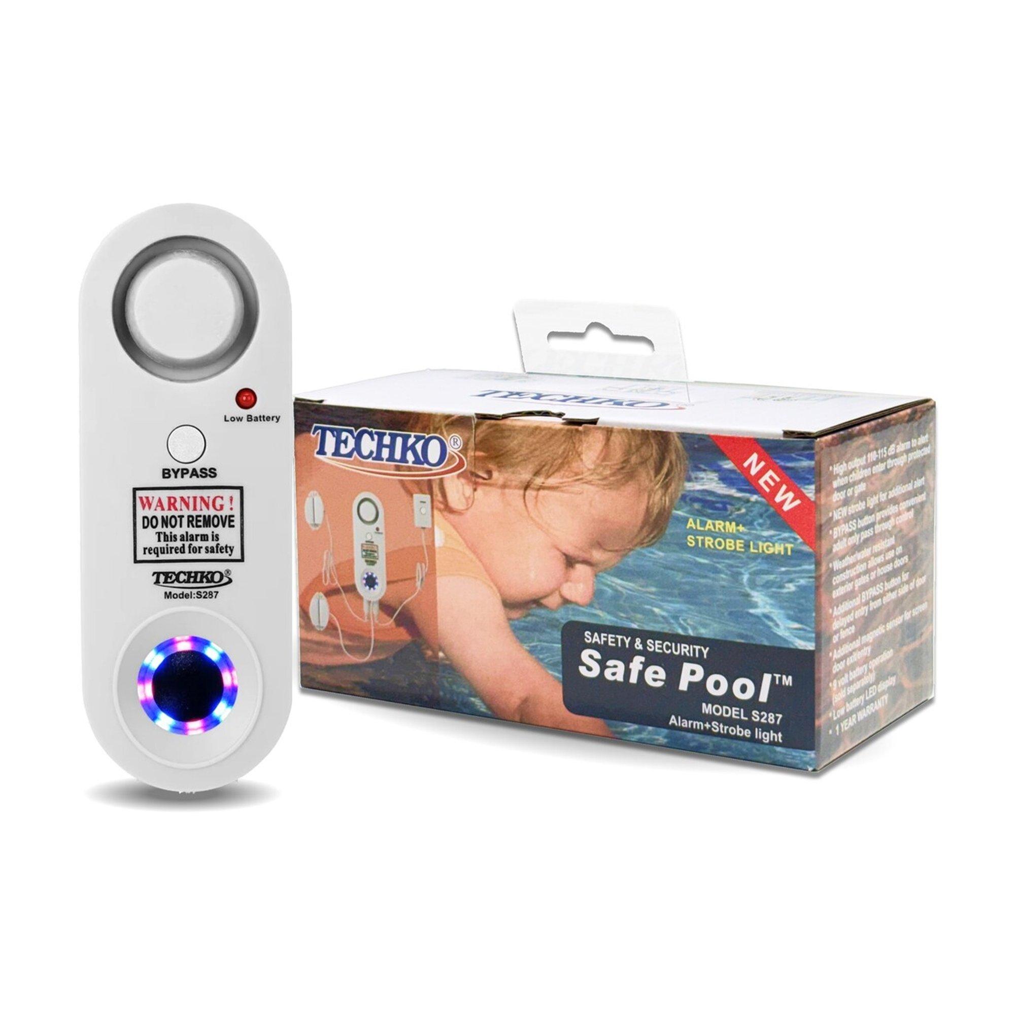 Techko  Safe Pool Alarm with Strobe Light