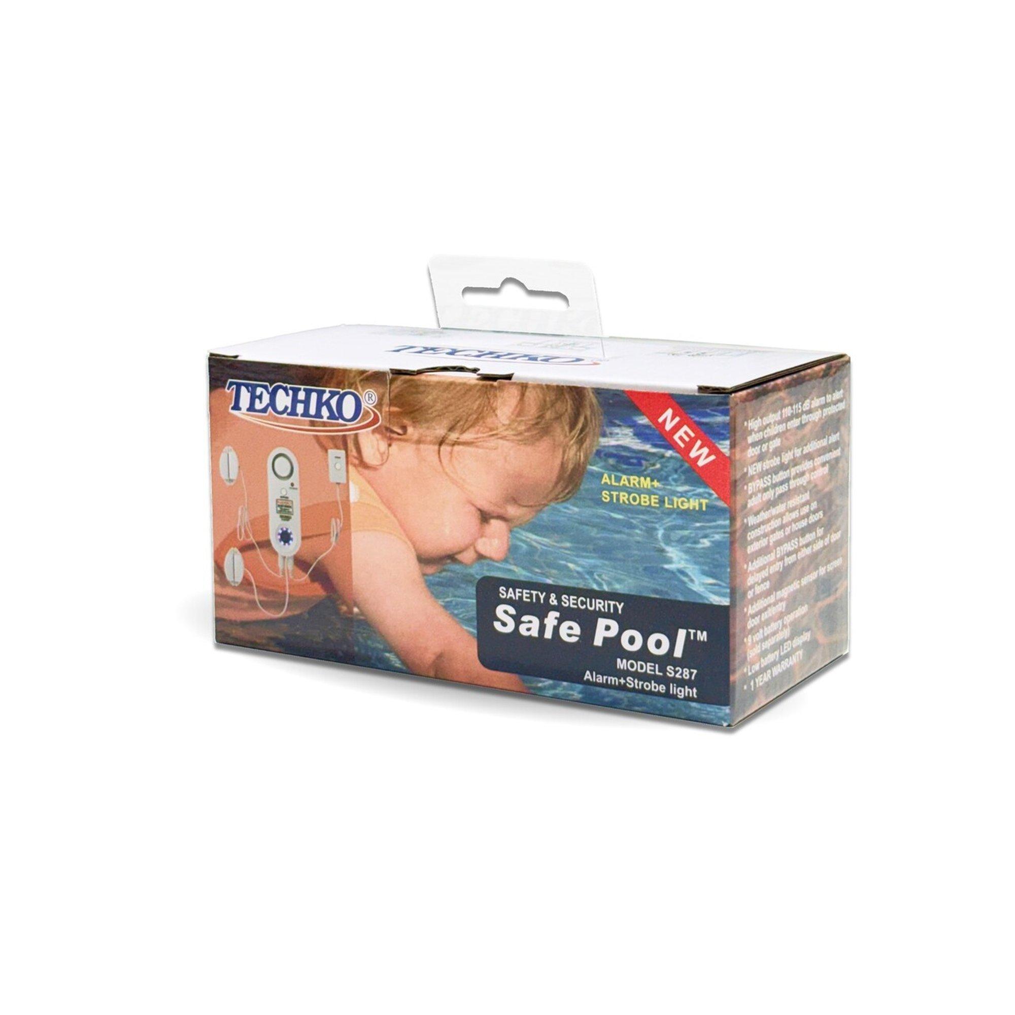 Techko  Safe Pool Alarm with Strobe Light