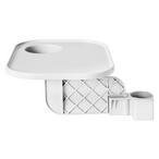 Saftron  Drink Holder Snap-on Tray White