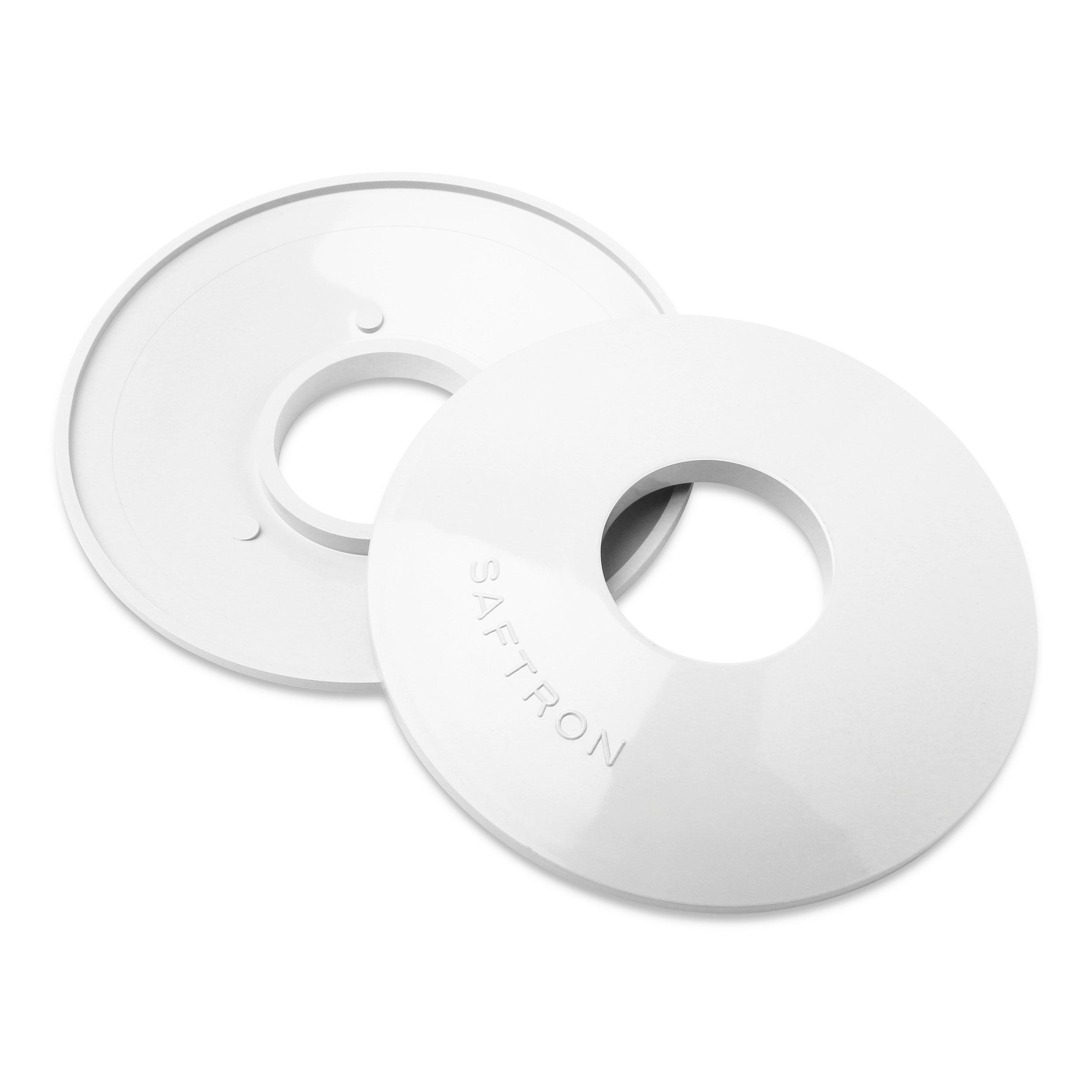 1.9" Escutcheons, White
