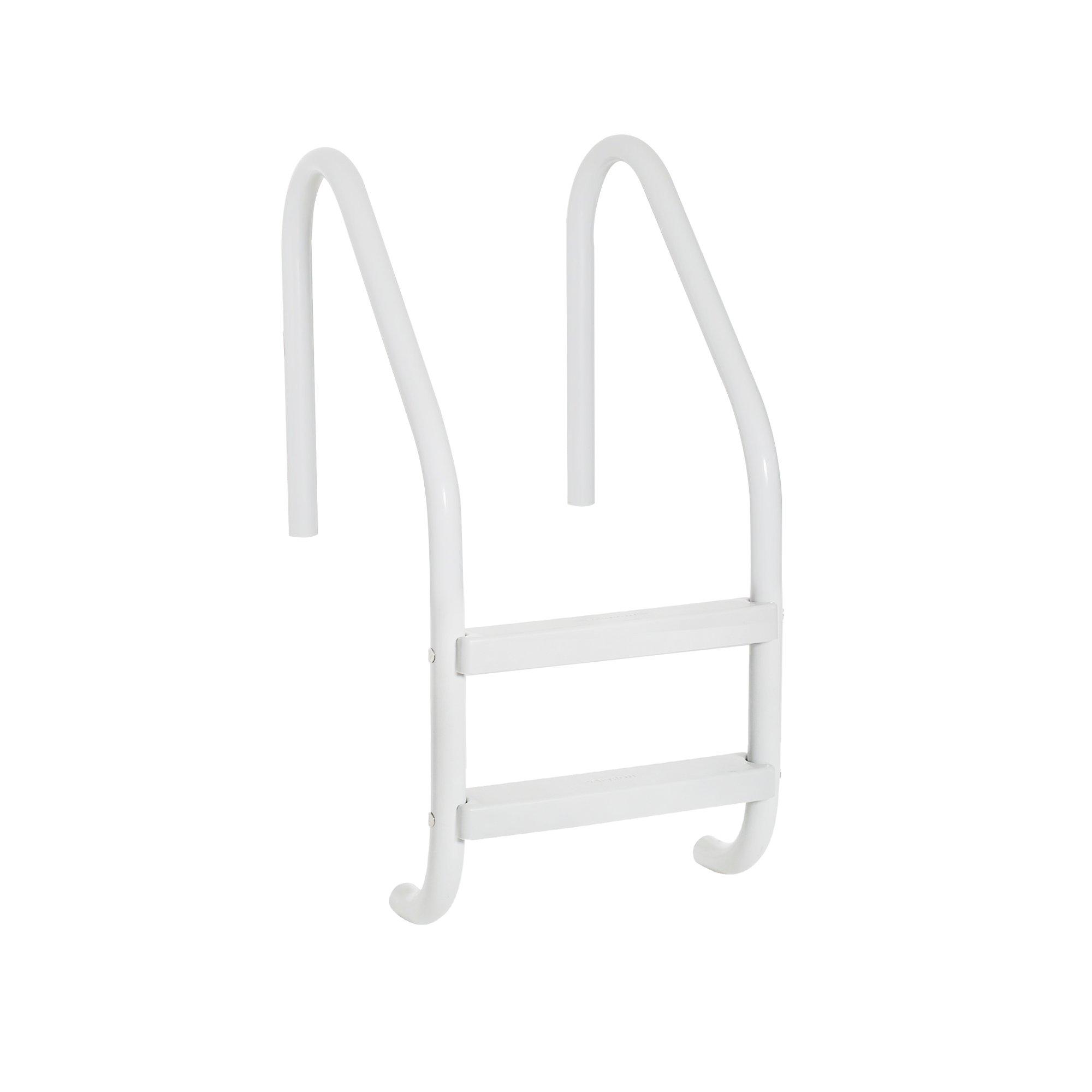 24" Residential 2-Step In Ground Ladder, White