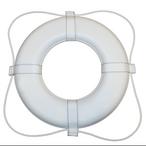 Taylor Made  Vinyl Coated Foam Life Ring with White Grab Lines White (20" #360