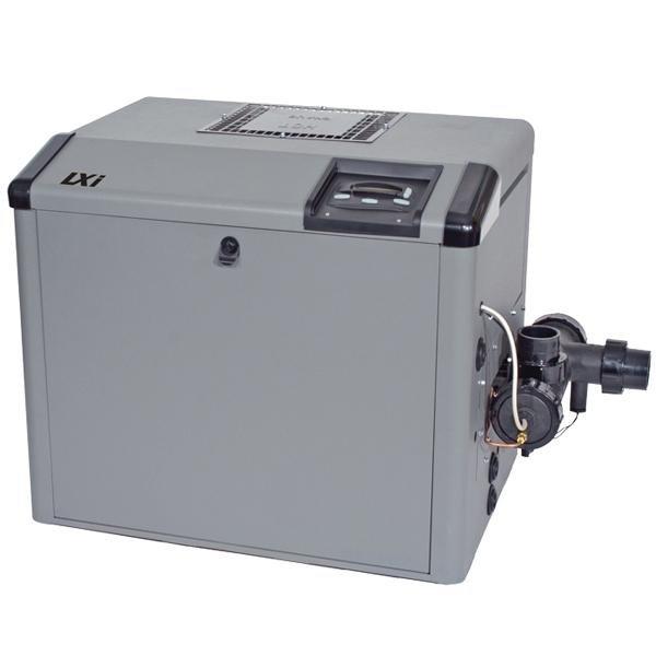 Jandy  LXI Low NOx 400,000 BTU Bronze Headers Natural Gas Pool and Spa Heater