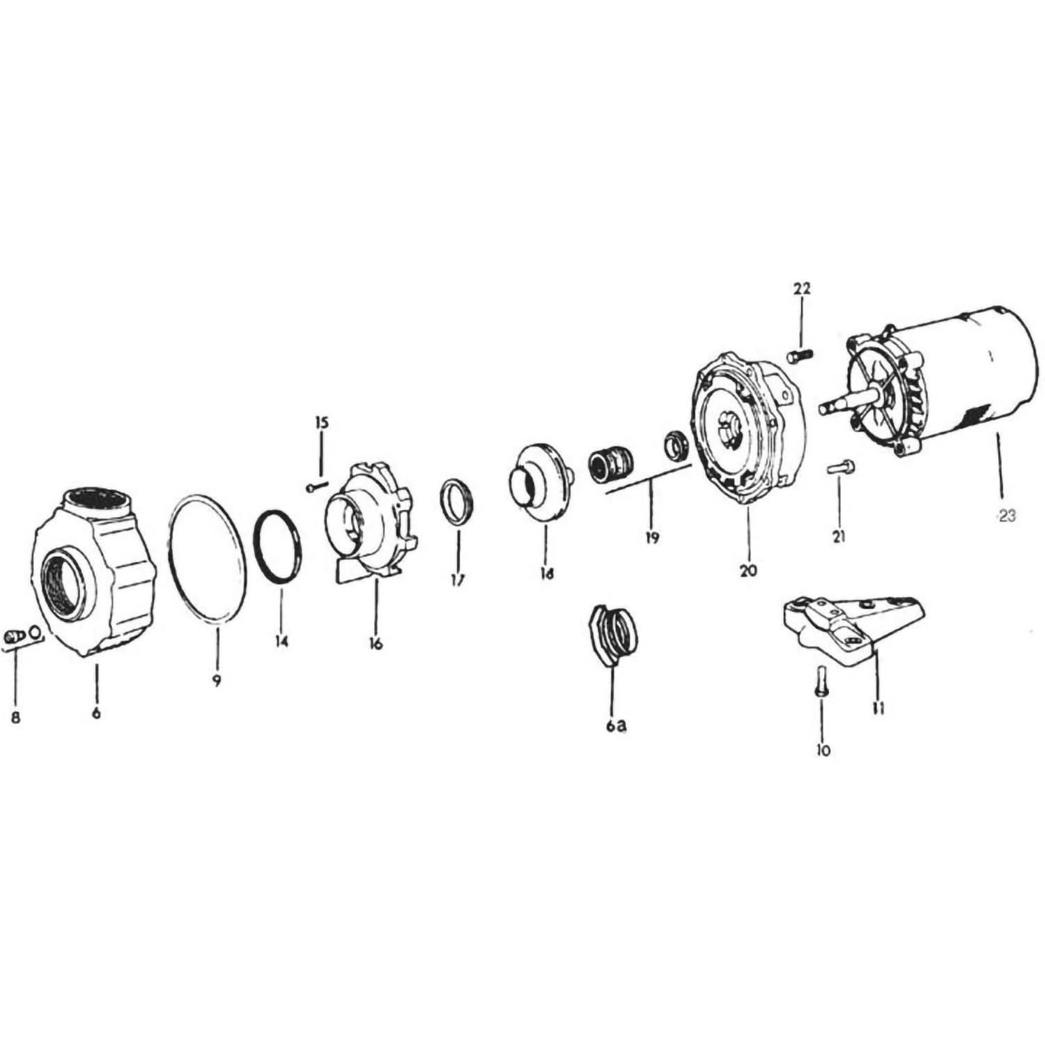 Jacuzzi RC Spa Pump Parts