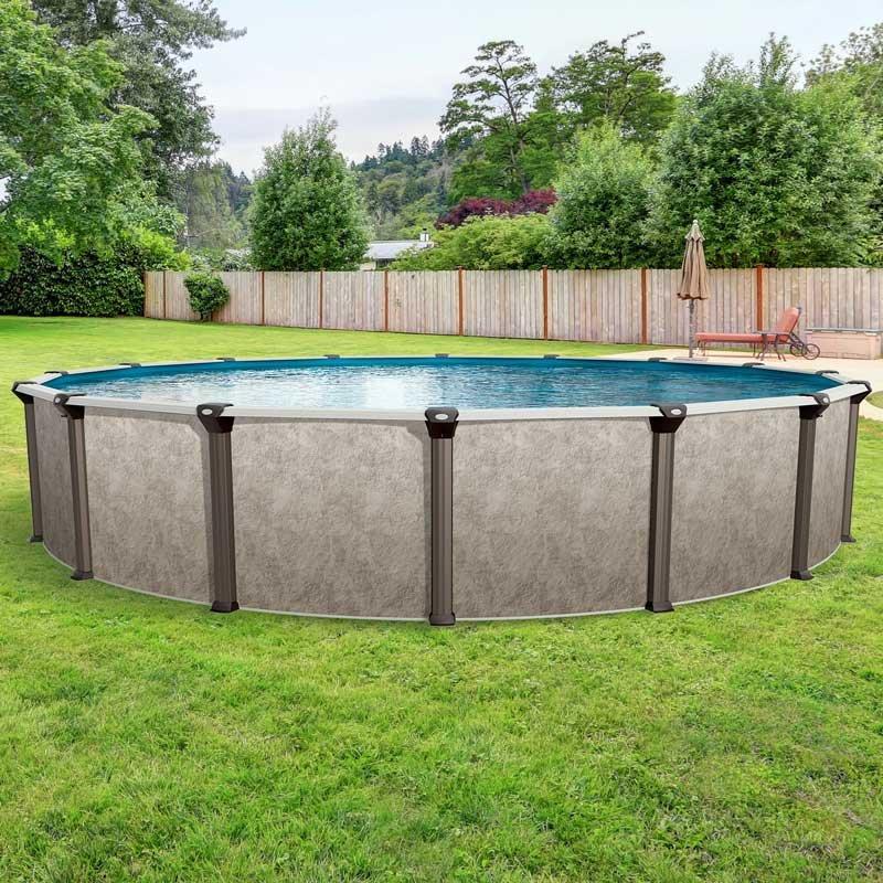 solid wall above ground pools