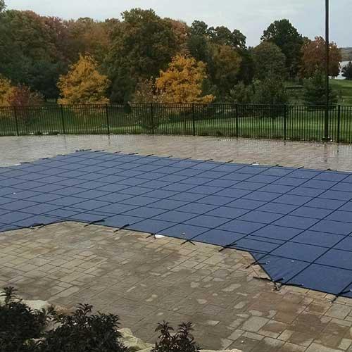 Leslie's  Pro SunBlocker Mesh 16 x 36 Rectangle Safety Cover Blue