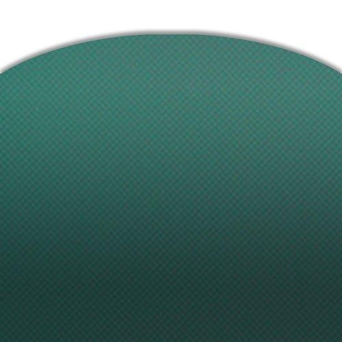 Pro Supreme Solid 20' x 40' Rectangle with 4' x 8' Center End Step Safety Cover with Kleen Screen Drain, Green