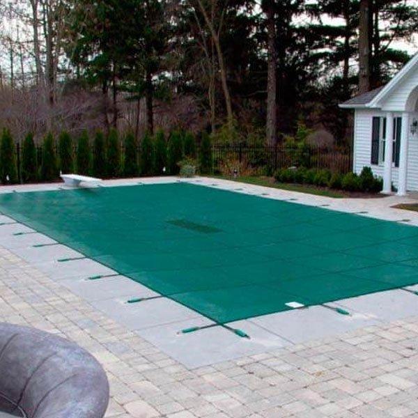 Pro Solid 18' x 36' Rectangle Safety Cover, Green