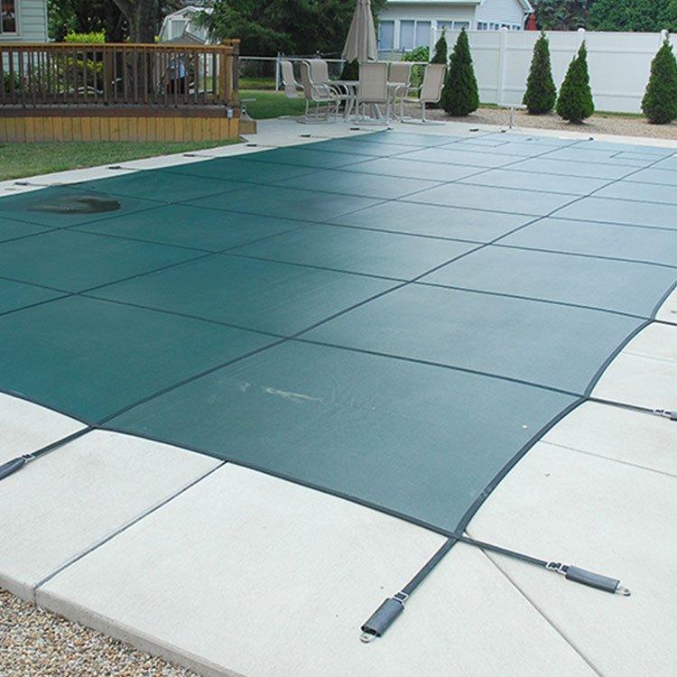 GLI  Mesh 20 x 38 Rectangle Safety Pool Cover Green