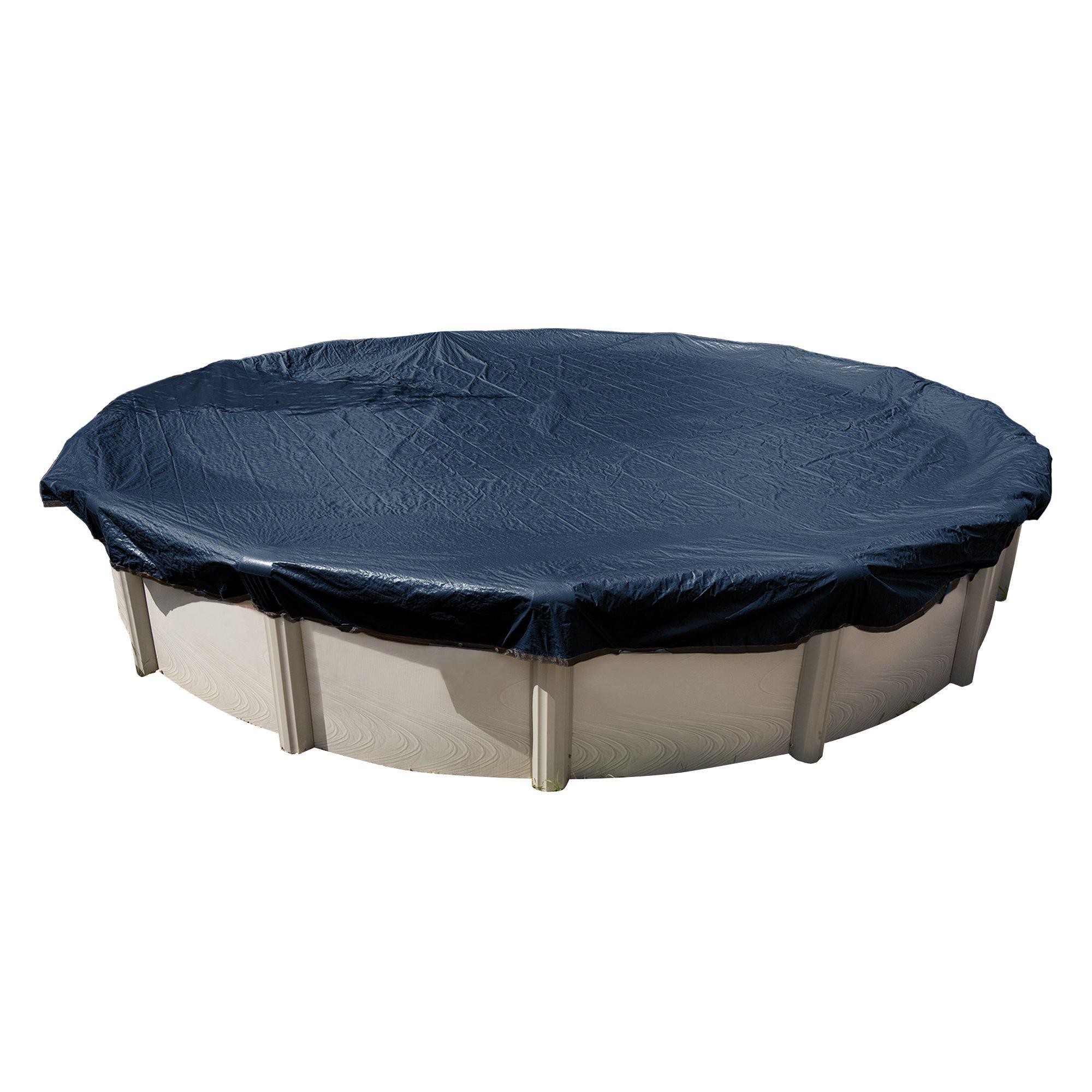 Midwest Canvas  12 Round Winter Pool Cover 8 Year Warranty Blue