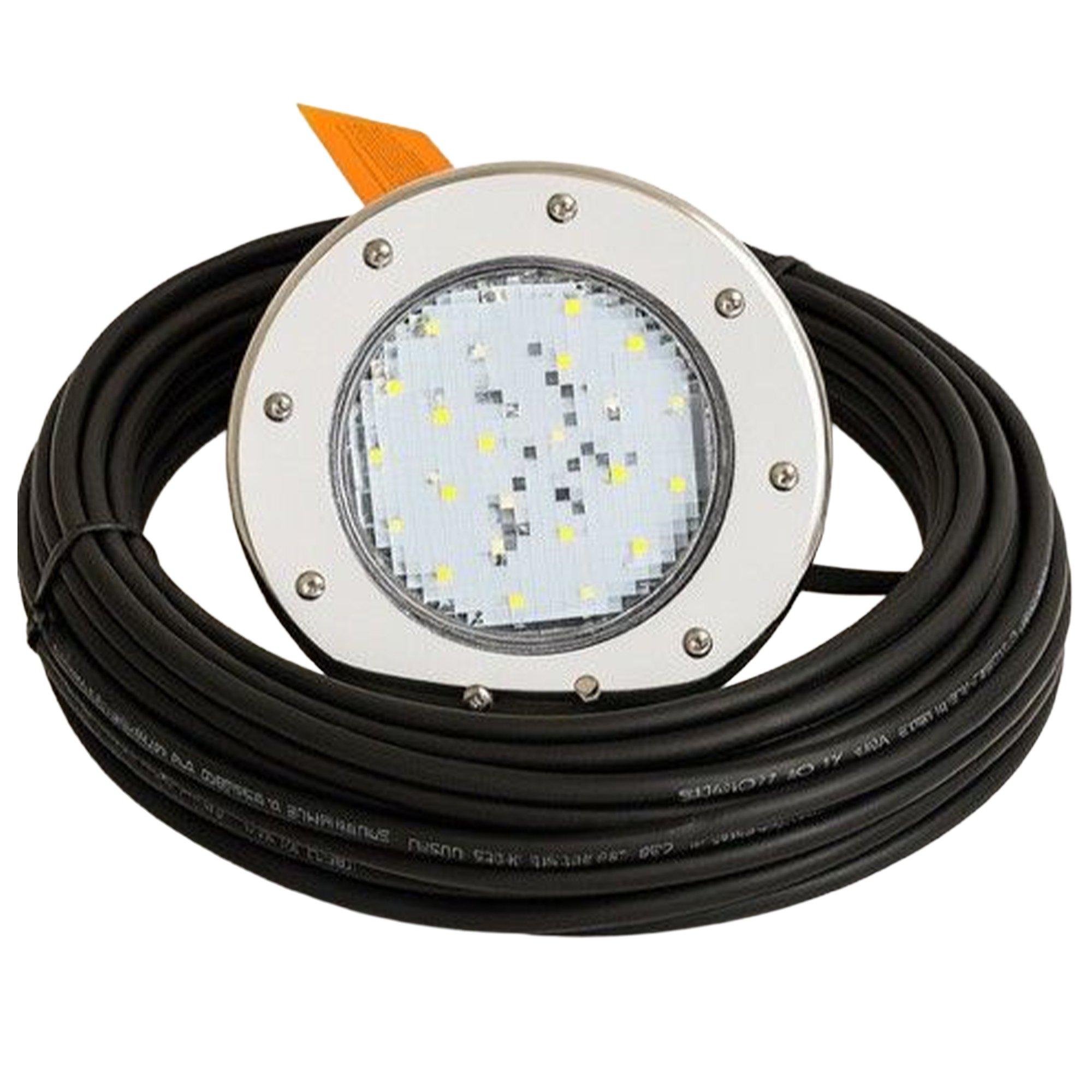 Integrated Pool Products  Supreme series Spa 6 Inch White LED 100 ft UL approved underwater swimming pool light