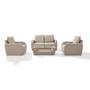 St. Augustine 4-Piece Wicker Set with Loveseat, Two Armchairs and Coffee Table
