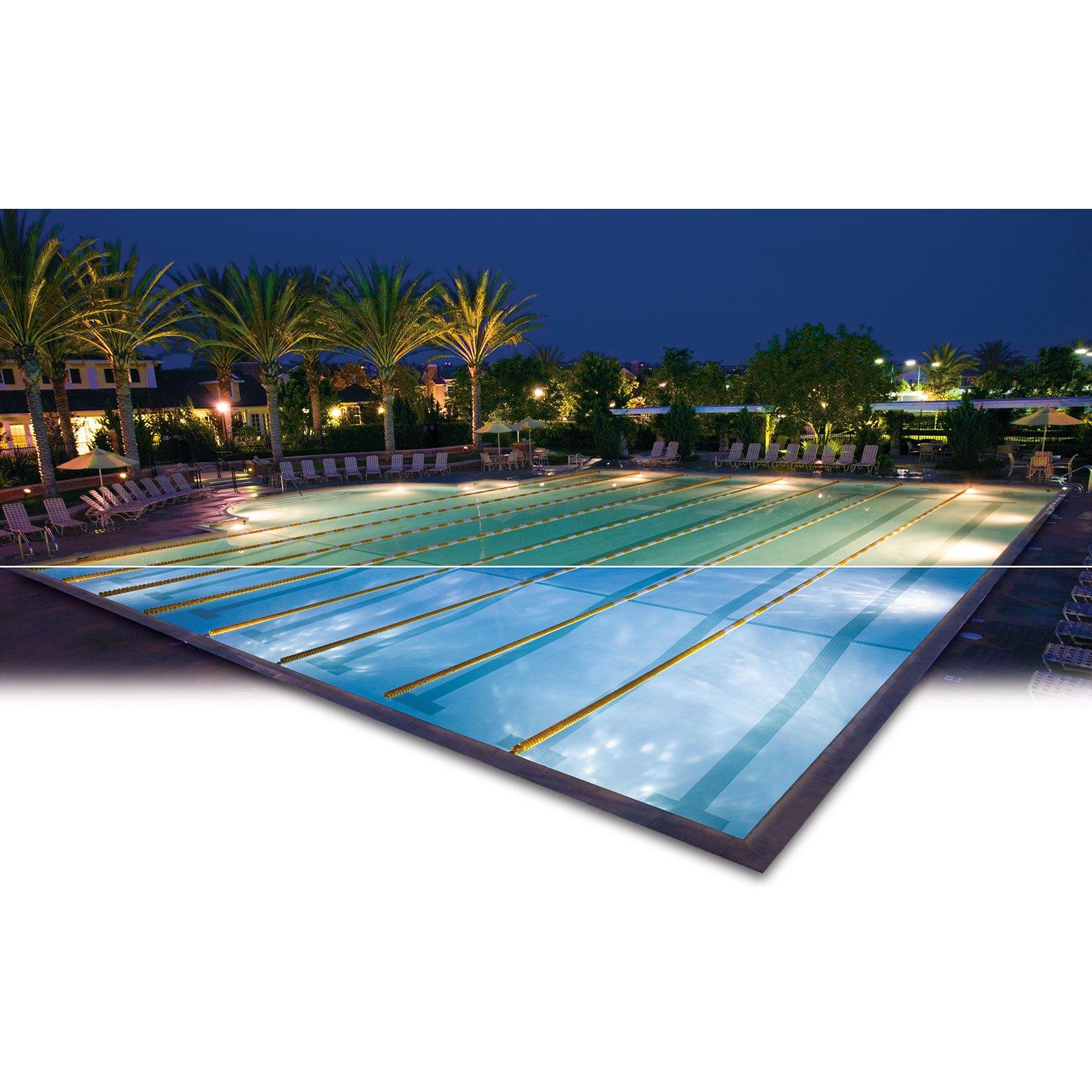 J&J Electronics  120V 28W PureWhite Warm White LED Pool Lamp