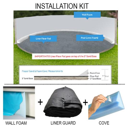 Round Above Ground Pool Installation Kit