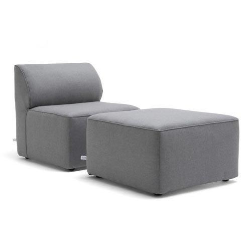 Big Joe  Mobilite 2-Piece Outdoor Seating Set Cast Slate