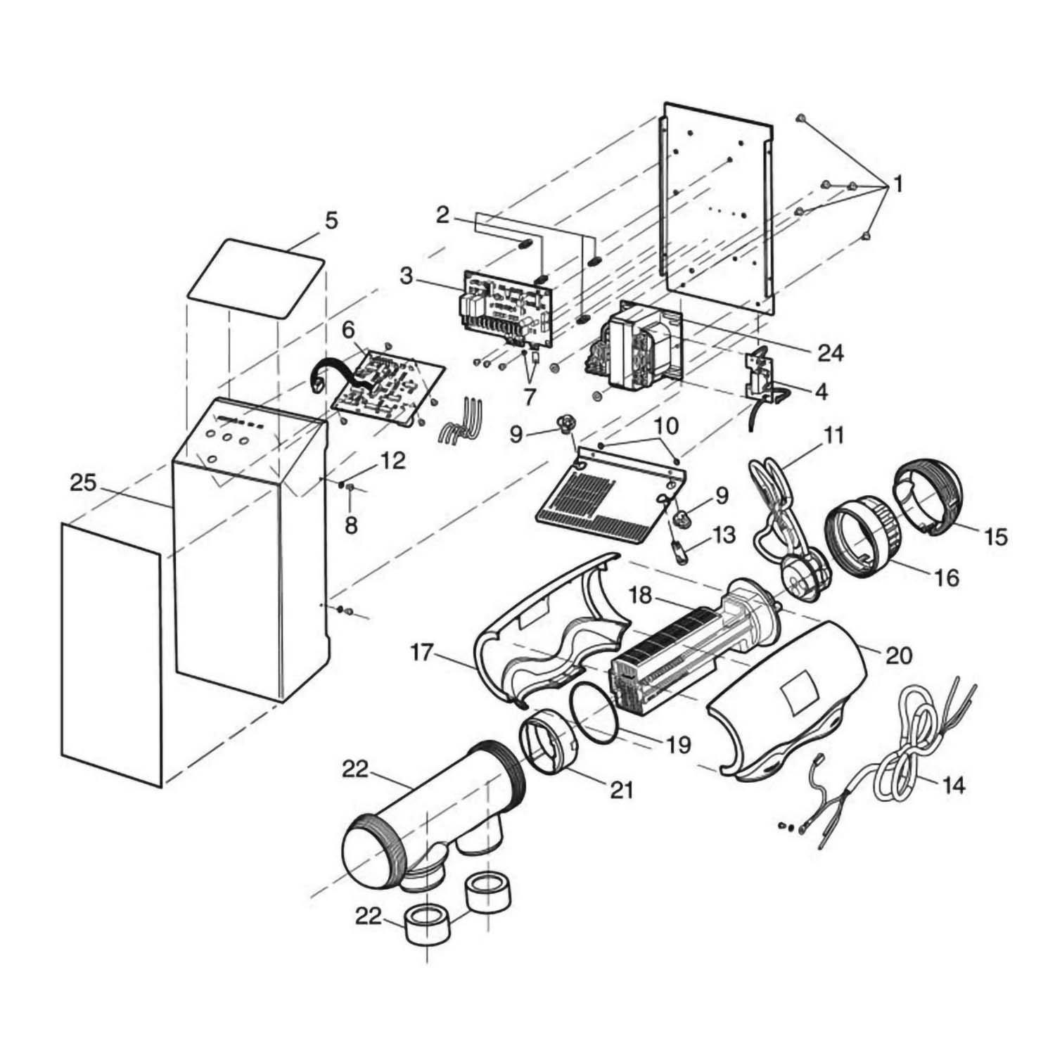Zodiac Clearwater LM3 Series Powerpack Salt Chlorine Generators