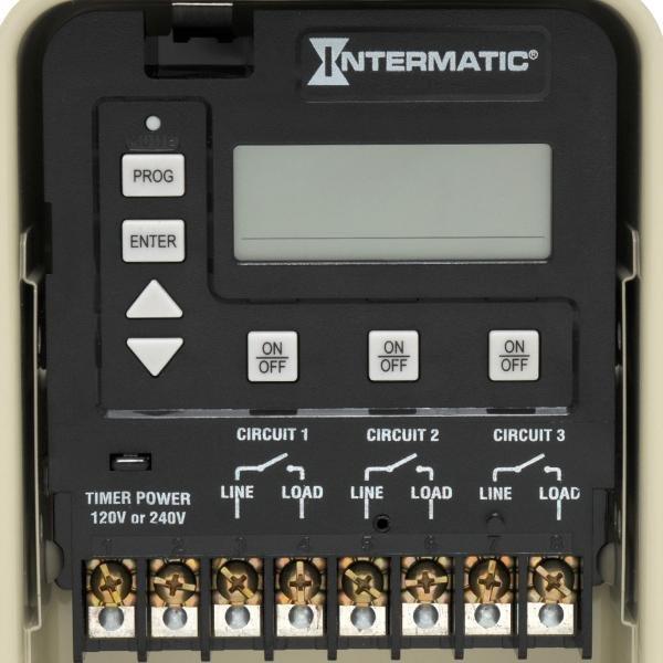 P1353ME Digital 3-circuit Time Control with Metal Enclosure | In