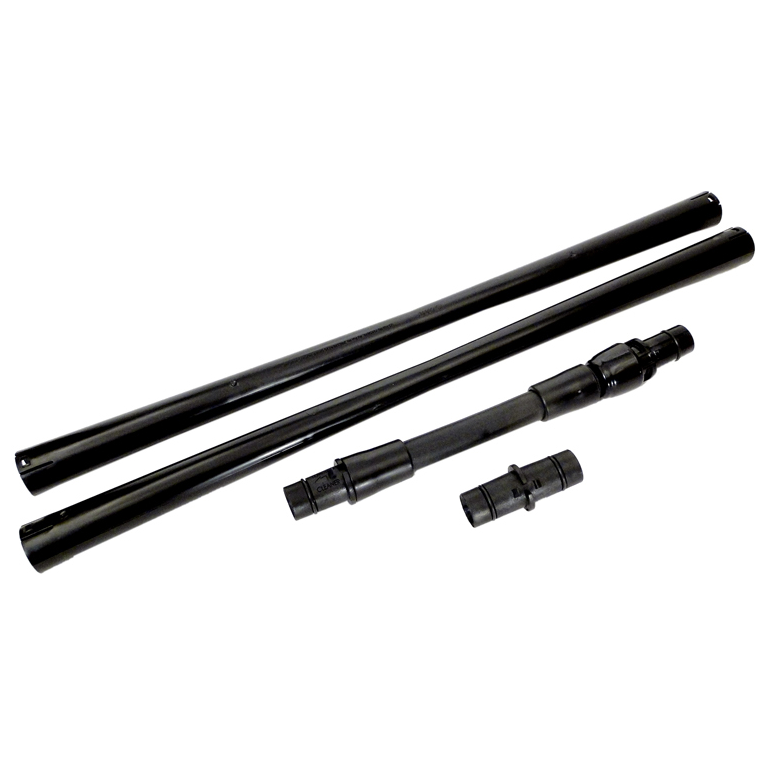 Hose Pipe Sect, 2 Rigid Pipes and 1 Coupling, Black