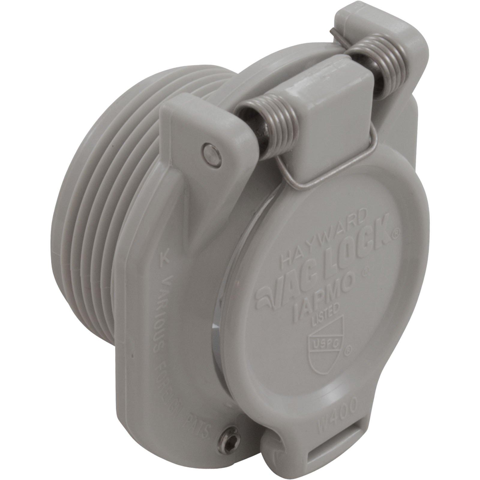 Hayward Vac Lock Safety Wall Fitting Gray